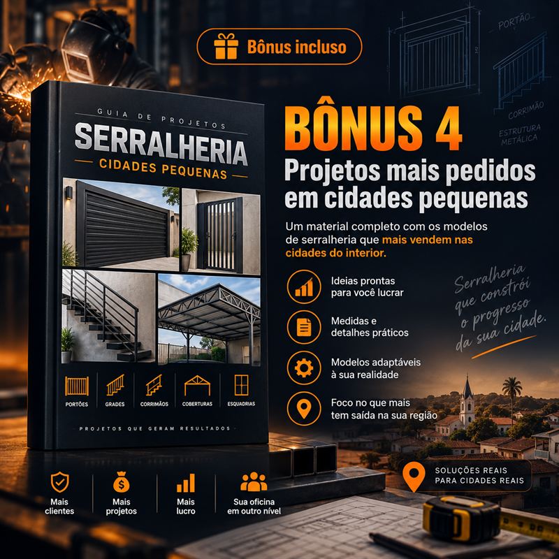 Bônus 4 — Projetos mais pedidos em cidades pequenas